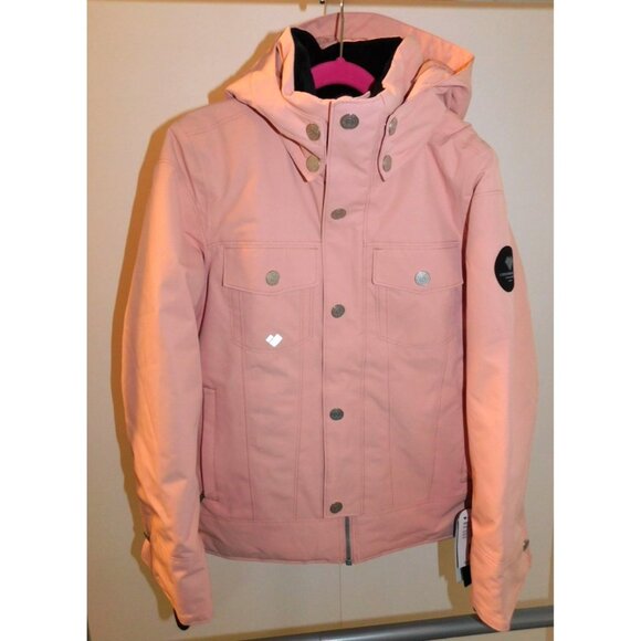 NWT Obermeyer Girls Size M 10 12 Cheeky Pink Jacket Winter Coat NEW MSRP $179 - Picture 1 of 7